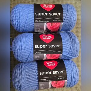Red Heart Super Saver Yarn Lt Periwinkle